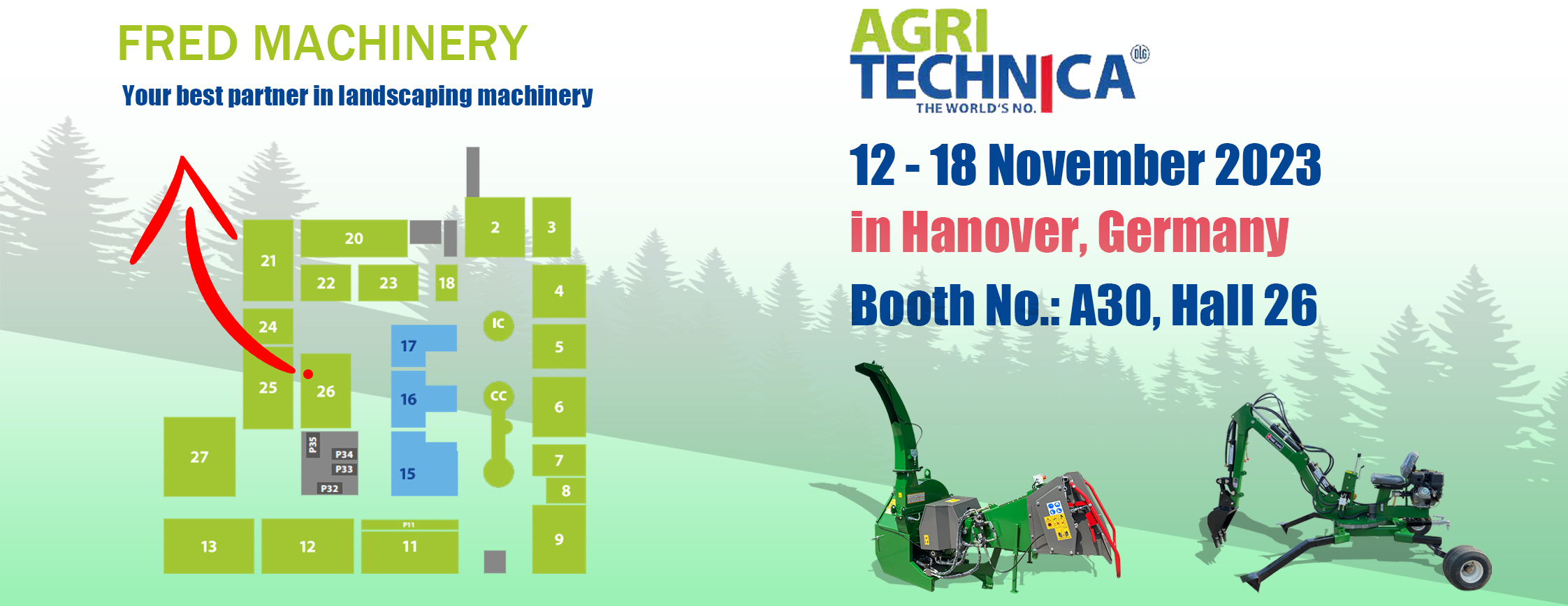 Booth Number at Agritechnica